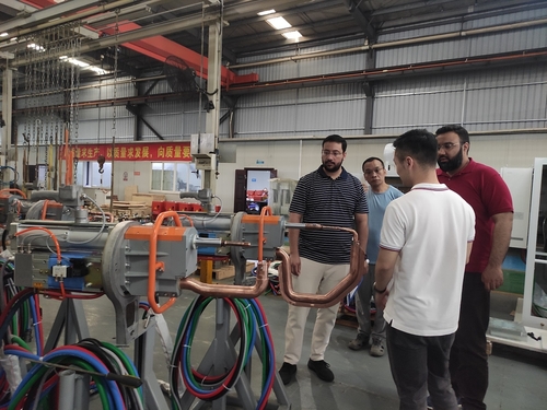 Últimos blogs de la empresa sobre El cliente paquistaní visitó la fábrica de Xinwei