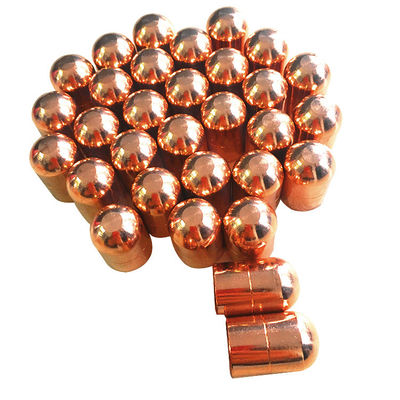 Un buen precio. La soldadura de resistencia de encargo de la extremidad del contacto capsula los accesorios del electrodo por puntos extremidades de la soldadura en línea