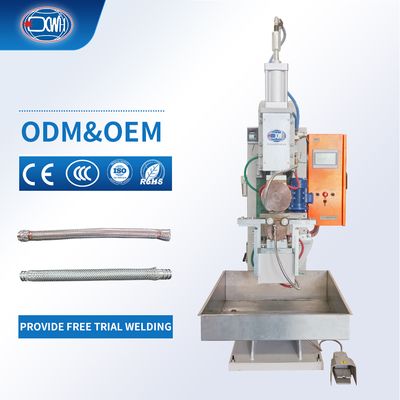 Un buen precio. Soldadura de costura de soldador de resistencia continua de rodillo circular para conector de grifo en línea