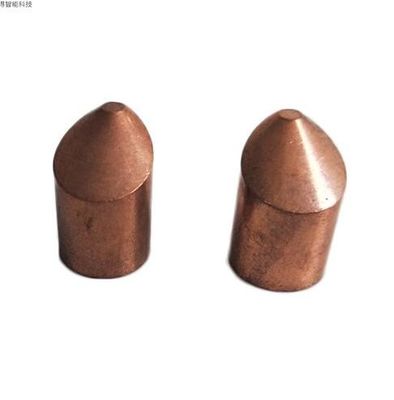 Un buen precio. Electrodos de cobre afilados de la soldadura por puntos, piezas de la soldadura por puntos de CuCrZr en línea