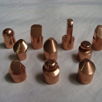 Un buen precio. Extremidades de electrodos de cobre de la soldadura por puntos de CuBe2 170HB R.W.M.A Class 3 en línea