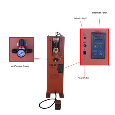 Un buen precio. DN25 máquina de la soldadura por puntos del brazo de eje de balancín de la resistencia 25KVA de mando por pedal en línea
