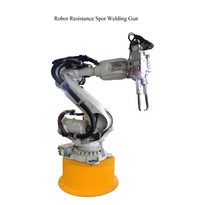 Máquina automática del brazo del arma de la soldadura por puntos del robot de aluminio del pulso de la frecuencia intermedia 100 KVA