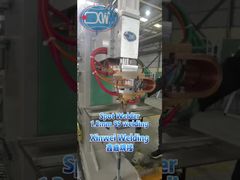 Welding stainless steel sheet with two heads spot welding machine